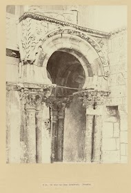 Versierde boog van de zomerpreekstoel van de Al-Aqsamoskee op de Tempelberg, Jeruzalem