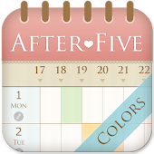 可愛いタイムスケジュール☆夕方から夜の時間管理-COLORS