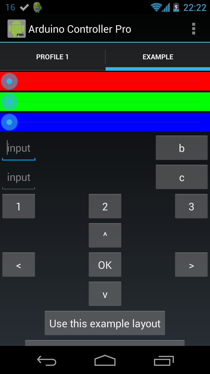 Arduino Controller Pro Screen 1