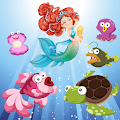 Mermaids and Fishes for Kids ! Apk