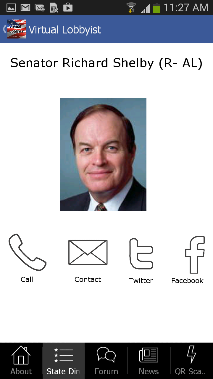 Virtual Lobbyist Screen 3