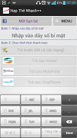 Nạp Thẻ Cào Nhanh++ APK スクリーンショット画像 #1