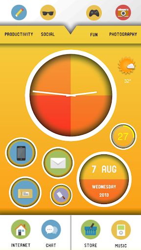 Retro Circle for ssLauncher OR