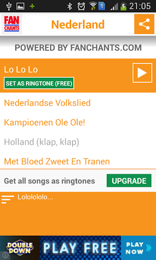 Netherlands Football Songs