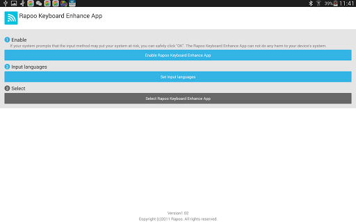 Rapoo Keyboard Enhance App