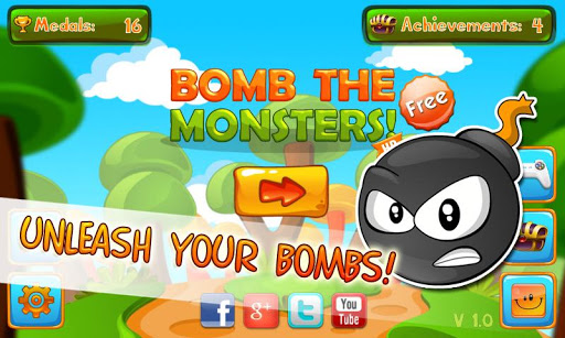 【免費街機App】Bomb the Monsters! FREE-APP點子