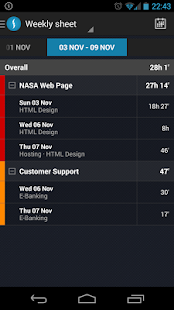 Swipetimes Time Tracker Pro - screenshot thumbnail