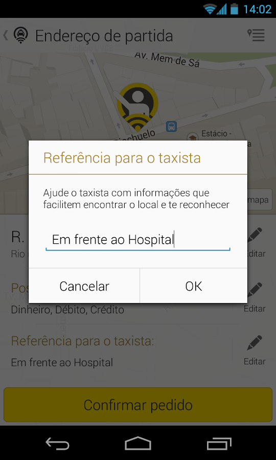 99Taxis - Taxi pelo Celular - screenshot
