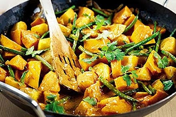 Thai squash & pineapple curry