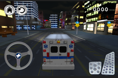 emergency ambulance simulator poster 2