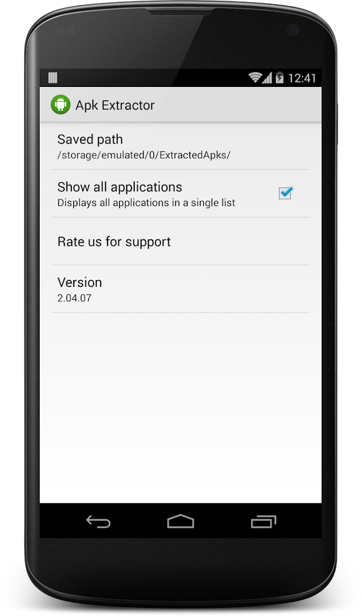 APK Extractor - screenshot