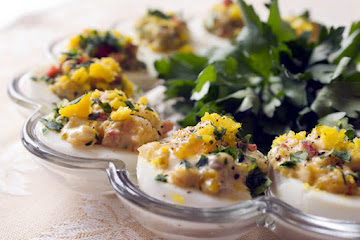 Shrimp Deviled Eggs