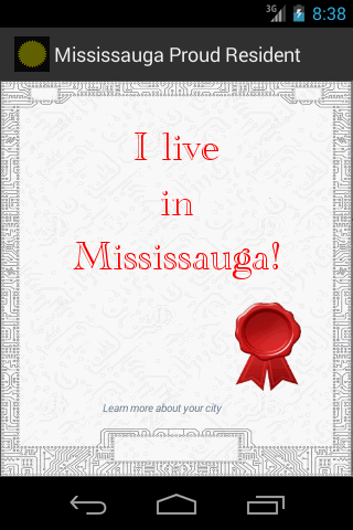 Mississauga Proud Resident