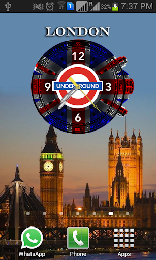 【免費個人化App】London Clock Live Wallpaper-APP點子