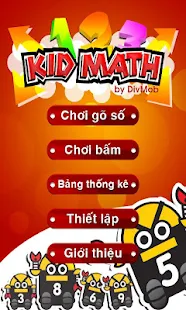  Tổng hợp ứng dụng bé học toán cho android