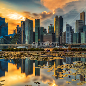 Glory Evening by Aditya Permana - Buildings & Architecture Office Buildings & Hotels