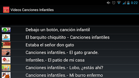 Free Spanish song videos APK for Android