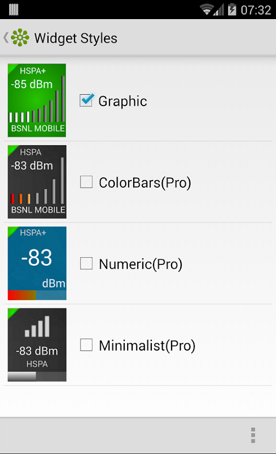 Network Signal Strength screenshot