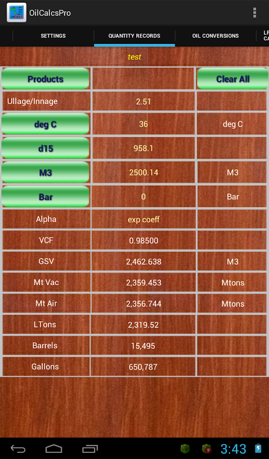 Oil Calculator Pro Android Apps on Google Play
