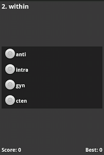 190 BIOLOGY ROOT WORDS Quiz Screenshots 2