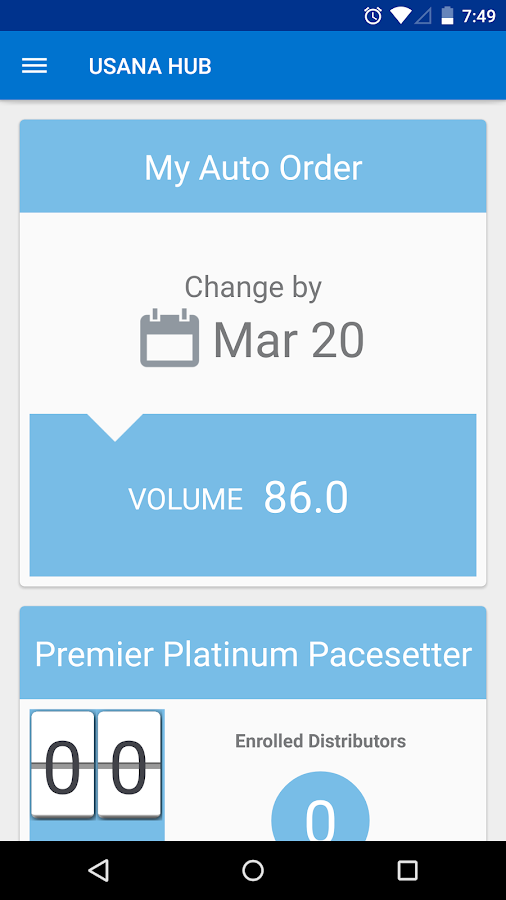USANA Mobile HUB Android Apps on Google Play