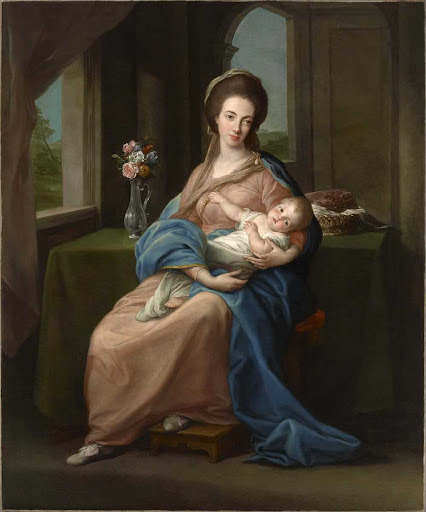 The Marchioness of Headfort Holding Her Daughter Mary