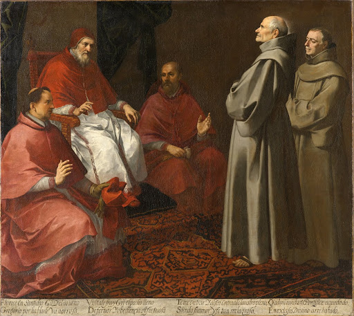 The Blessed Giles Before Pope Gregory IX