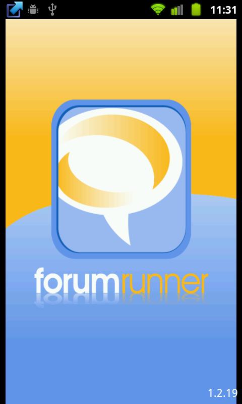 Forum Runner Screen 1