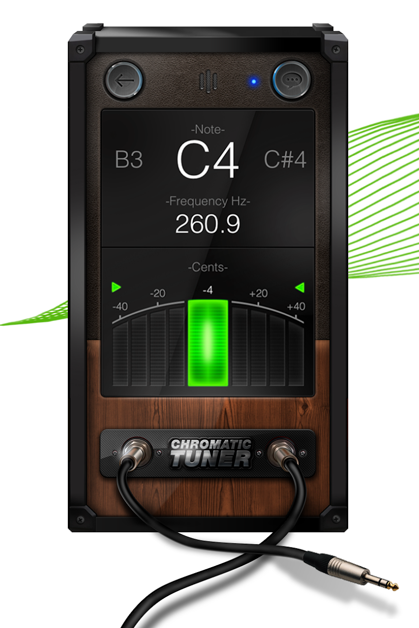 Chromatic Guitar Tuner Free Screen 1