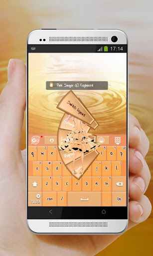 免費下載個人化APP|粉紅色歌手 GO Keyboard Theme app開箱文|APP開箱王