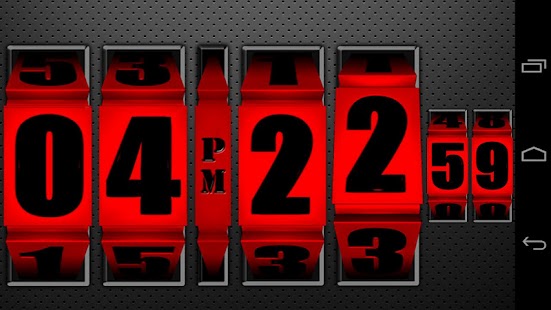 Download 3D Rolling Clock RED APK for PC