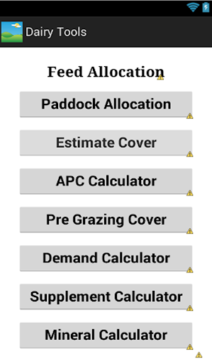 Dairy Tools Feed Calculators