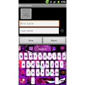 GO Keyboard Pink Flame theme logo