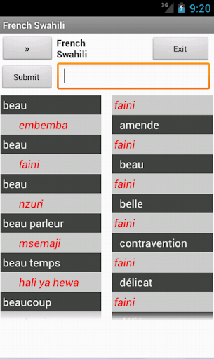 【免費書籍App】Swahili French Dictionary-APP點子