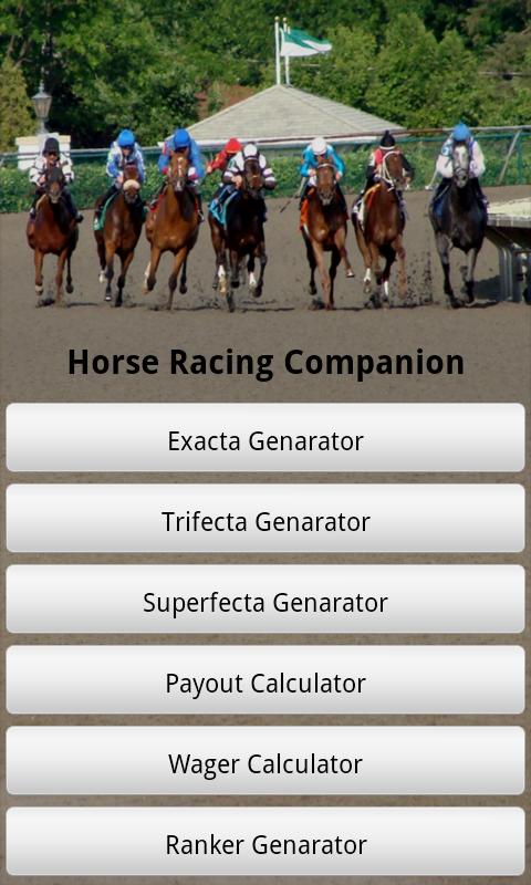 Android application Horse Racing Companion Pro screenshort