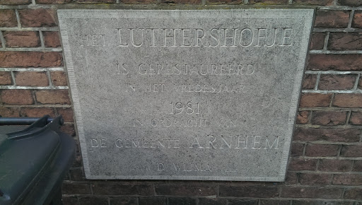 Gedenksteen Luthershofje