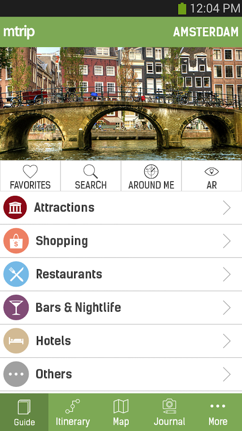 Android application Amsterdam Travel Guide – mTrip screenshort