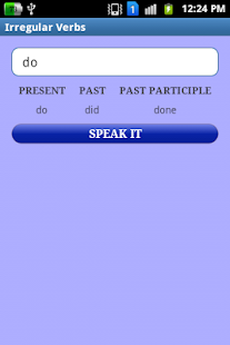 Irregular Verbs Screenshots 2