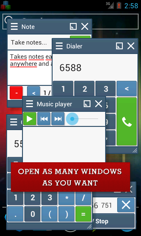 Floating Apps (400titasking) - screenshot