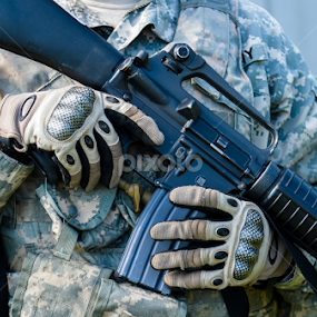 Full Combat Load by Charles Wolford II - People Body Parts