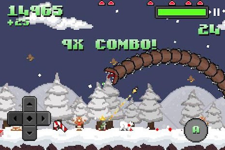 How to install Super Mega Worm Vs Santa Saga 1.1.2 unlimited apk for laptop