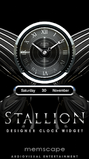 STALLION Designer Clock Widget