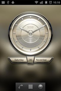 RAVEL Designer Clock Widget - náhled