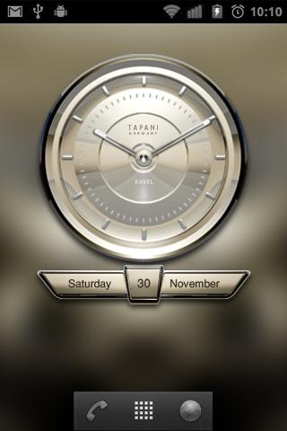 RAVEL Designer Clock Widget Screen 3