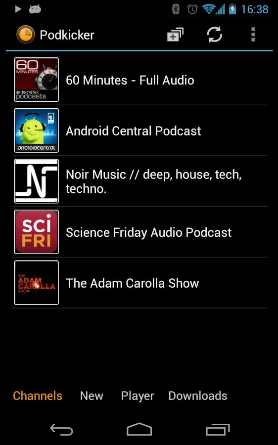 Podkicker Podcast Player - screenshot