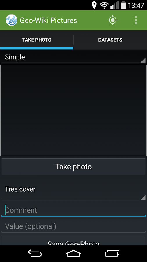   Geo-Wiki Pictures – snímka obrazovky 