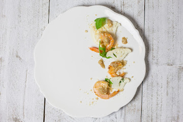 Fancy prawns with cauliflower