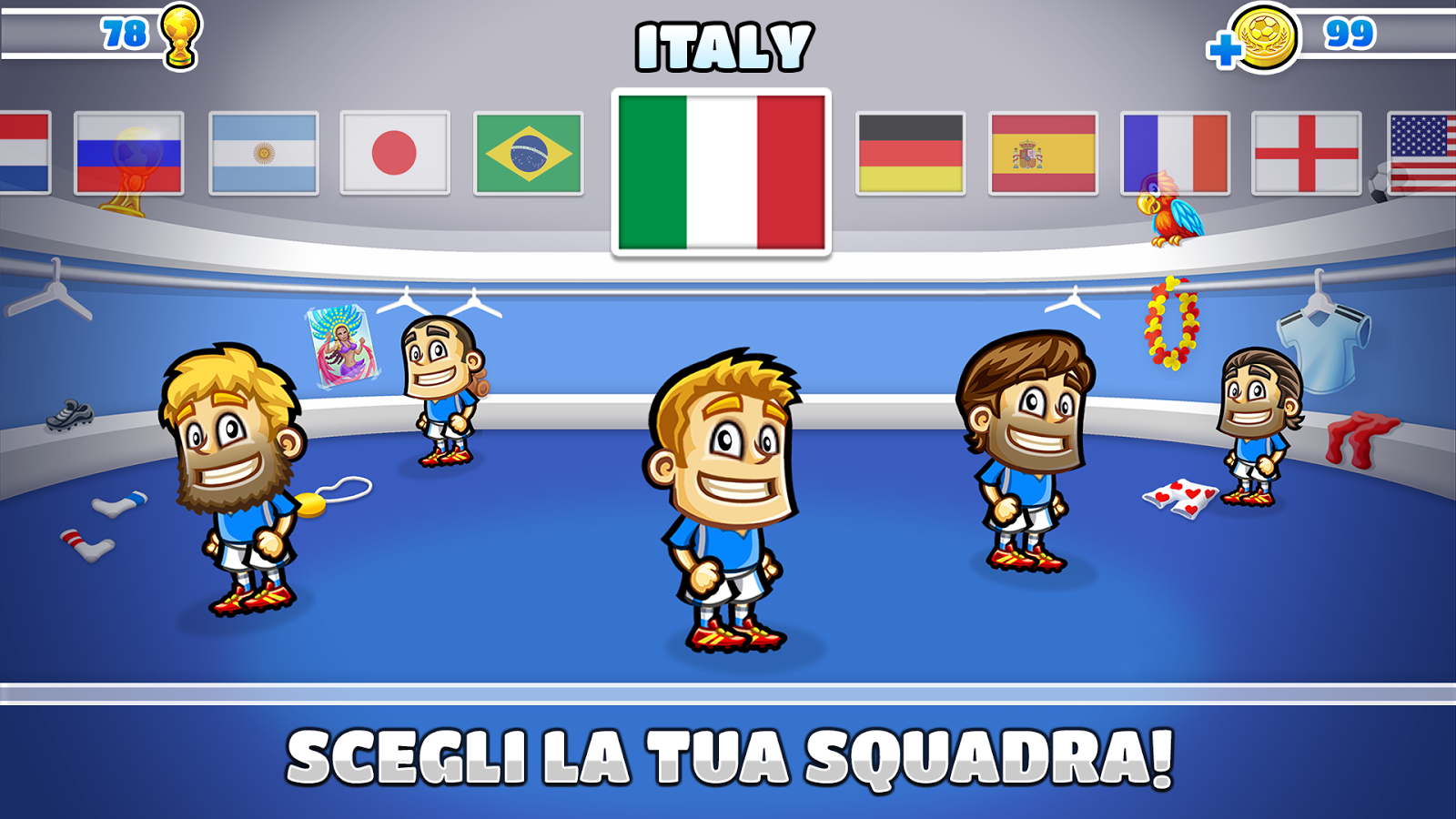  Super Party Sports: Football   il gioco di calcio più fuori di testa in assoluto per iOS e Android!