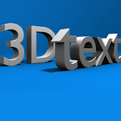 3D Text Live Wallpaper