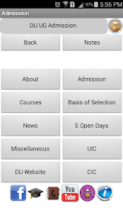 Delhi University UG Admission Screenshots 1